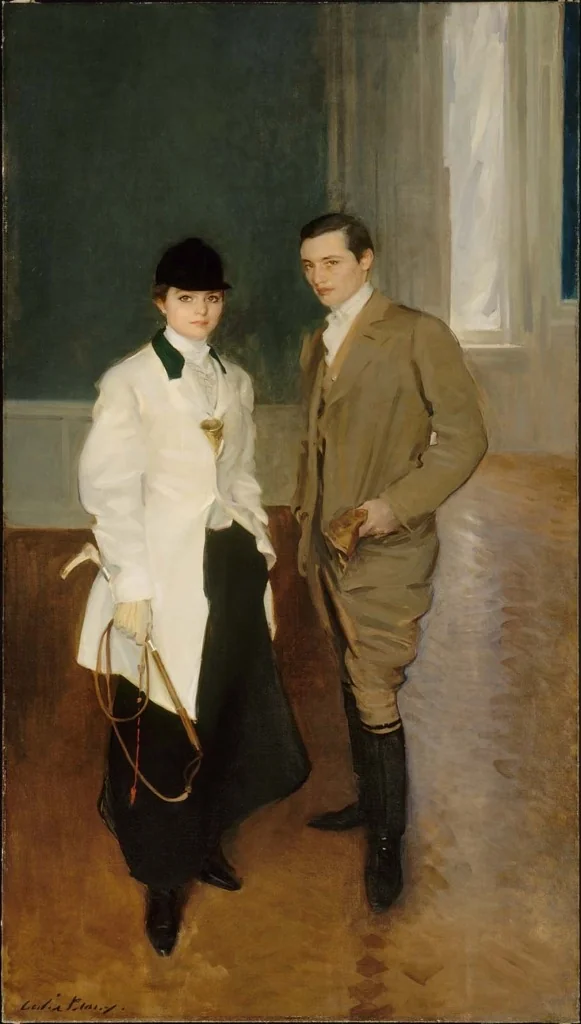 Brother and Sister: Charles Sumner Bird and His Sister Edith Bird (Mrs. Robert Bass)