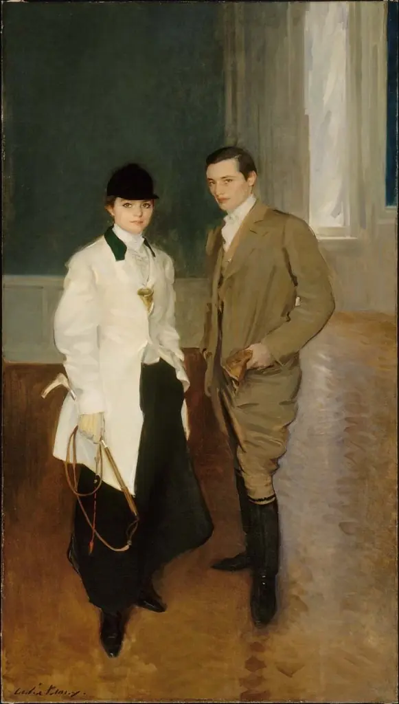Brother and Sister: Charles Sumner Bird and His Sister Edith Bird (Mrs. Robert Bass)