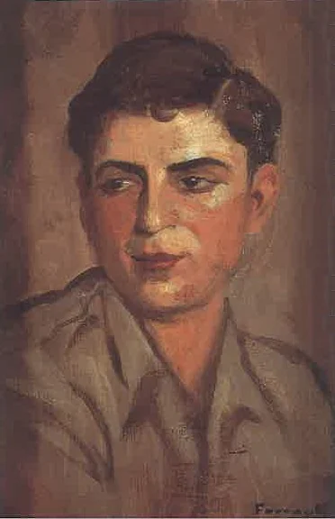 Portrait of Fadlo Khauli, by Moustafa Farroukh, oil, 1940