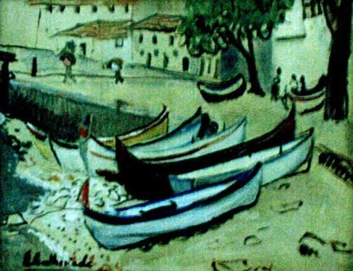 Bărci, by Micaela Eleutheriade, unspecified, 1936