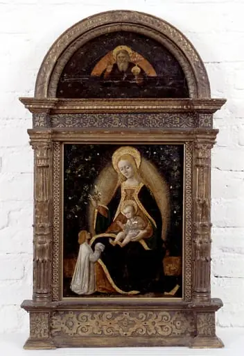 Neitsyt Maria, Jeesus-lapsi ja lahjoittaja