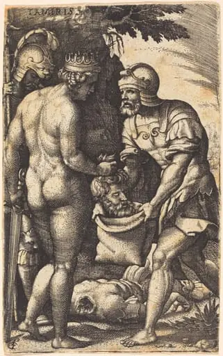 Tomyris with the Head of Cyrus