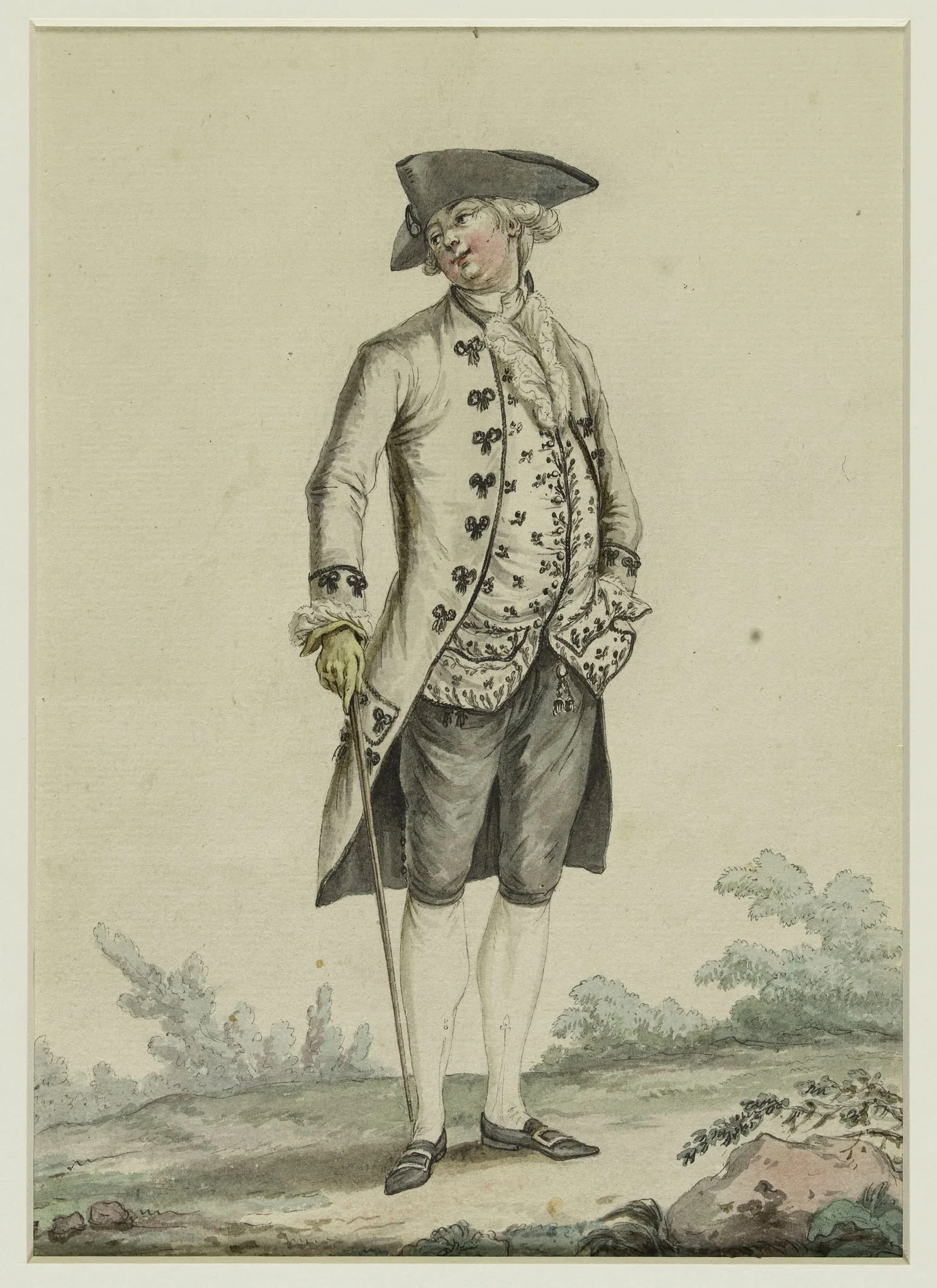 Habit de petit-deuil gris