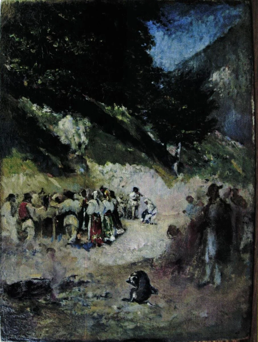 Horă la țară, by Theodor Aman, 1871