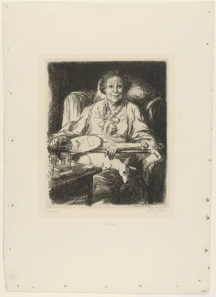 Untitled, by John Sloan, ink, 1906
