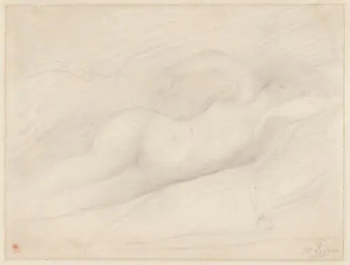 Study of a 'Sleeping Odalisque' after Ingres