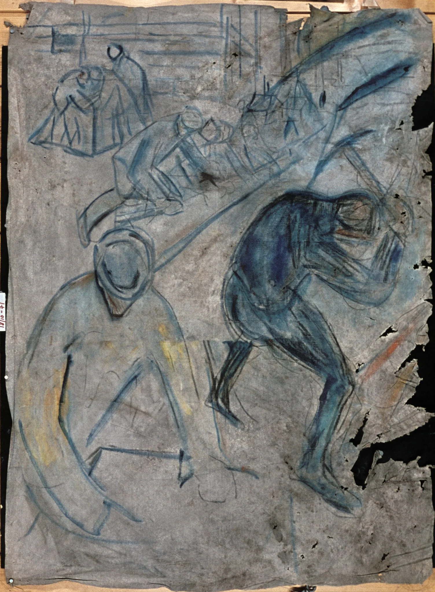 Workers in Snow: Fragment