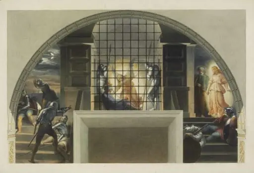 Copy after Raphael’s fresco representing the ‘Deliverance of St Peter from Prison’ in the Stanza di Eliodoro (Vatican Palace, Rome, 1511-12), 1864