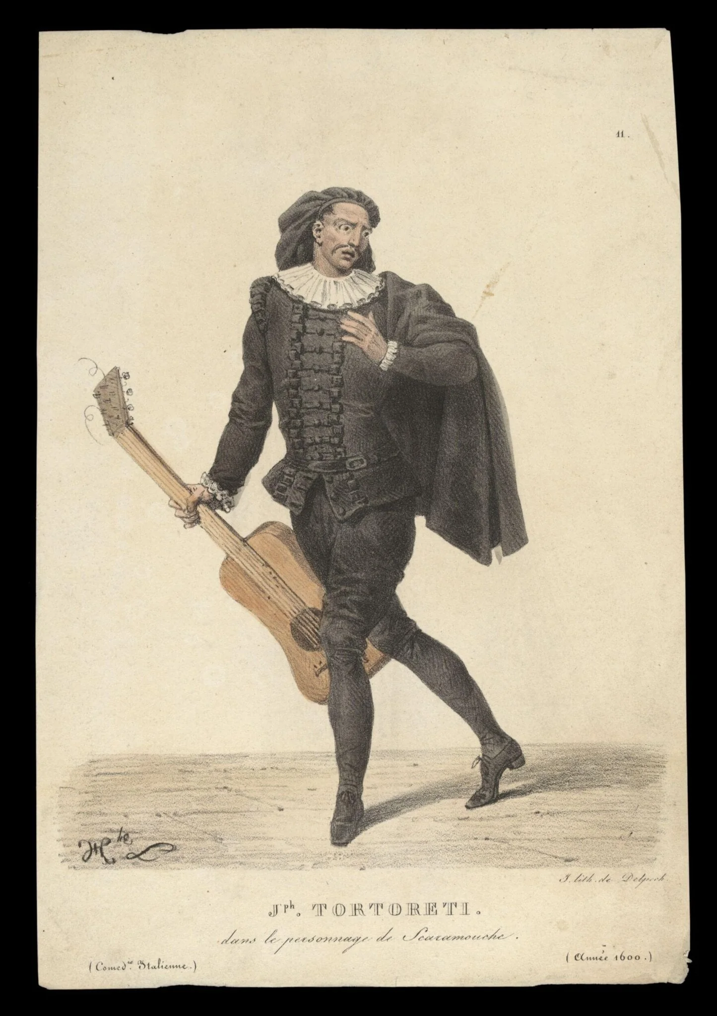 H Beard Print Collection, by François Séraphin Delpech, 1600