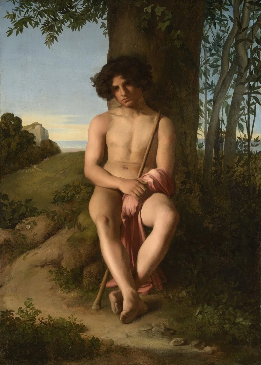 Seated Young Shepherd