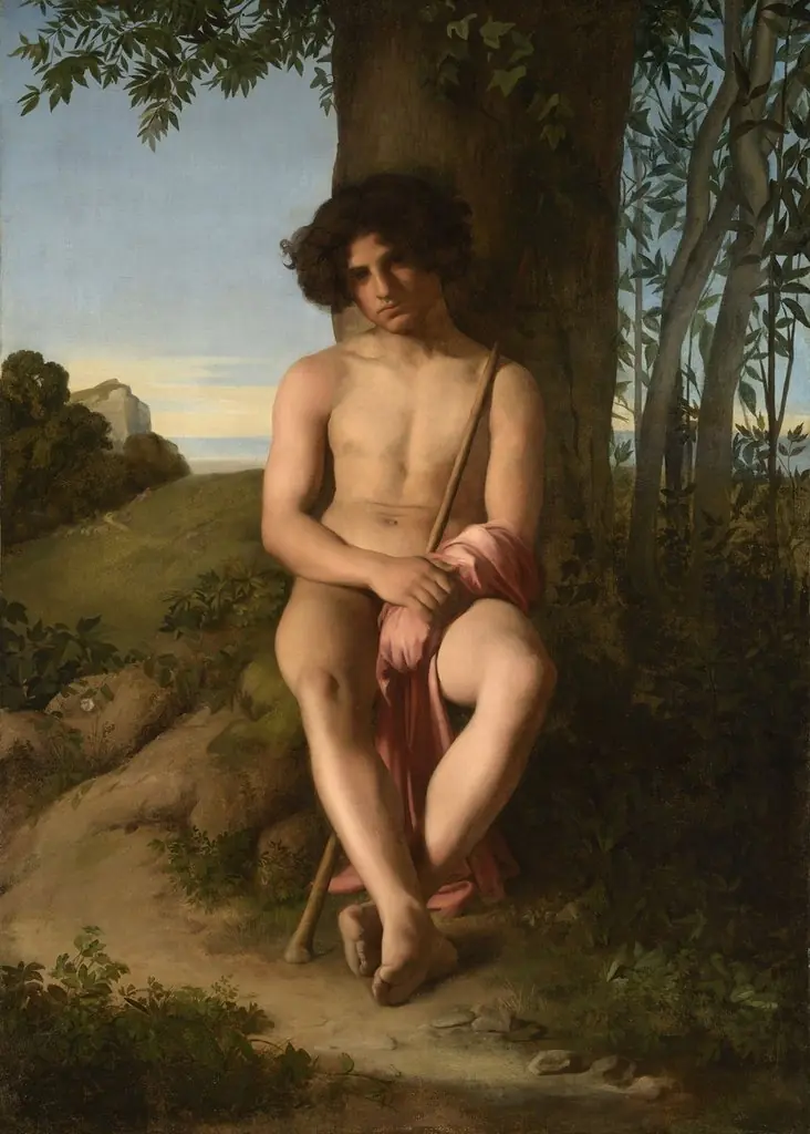 Seated Young Shepherd