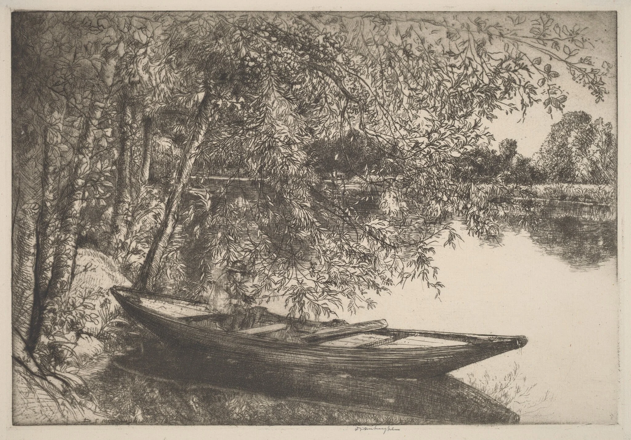 River Song, No. 8, by Donald Shaw MacLaughlan, ink, 1918