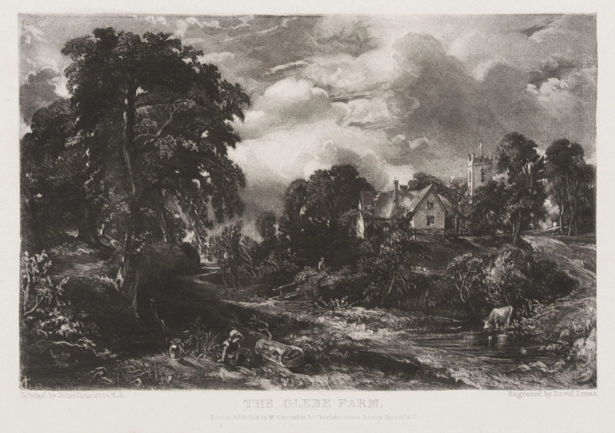 THE GLEBE FARM, by John Constable, 1832