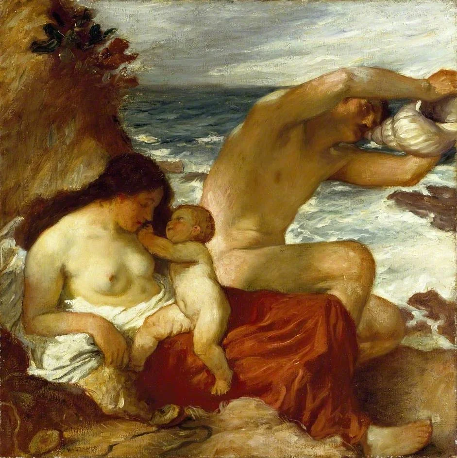 The Fisherman's Home, by William Strang, oil, 1905