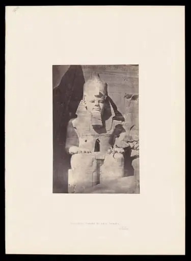 Colossal Figure at Abou Simbel, Nubia