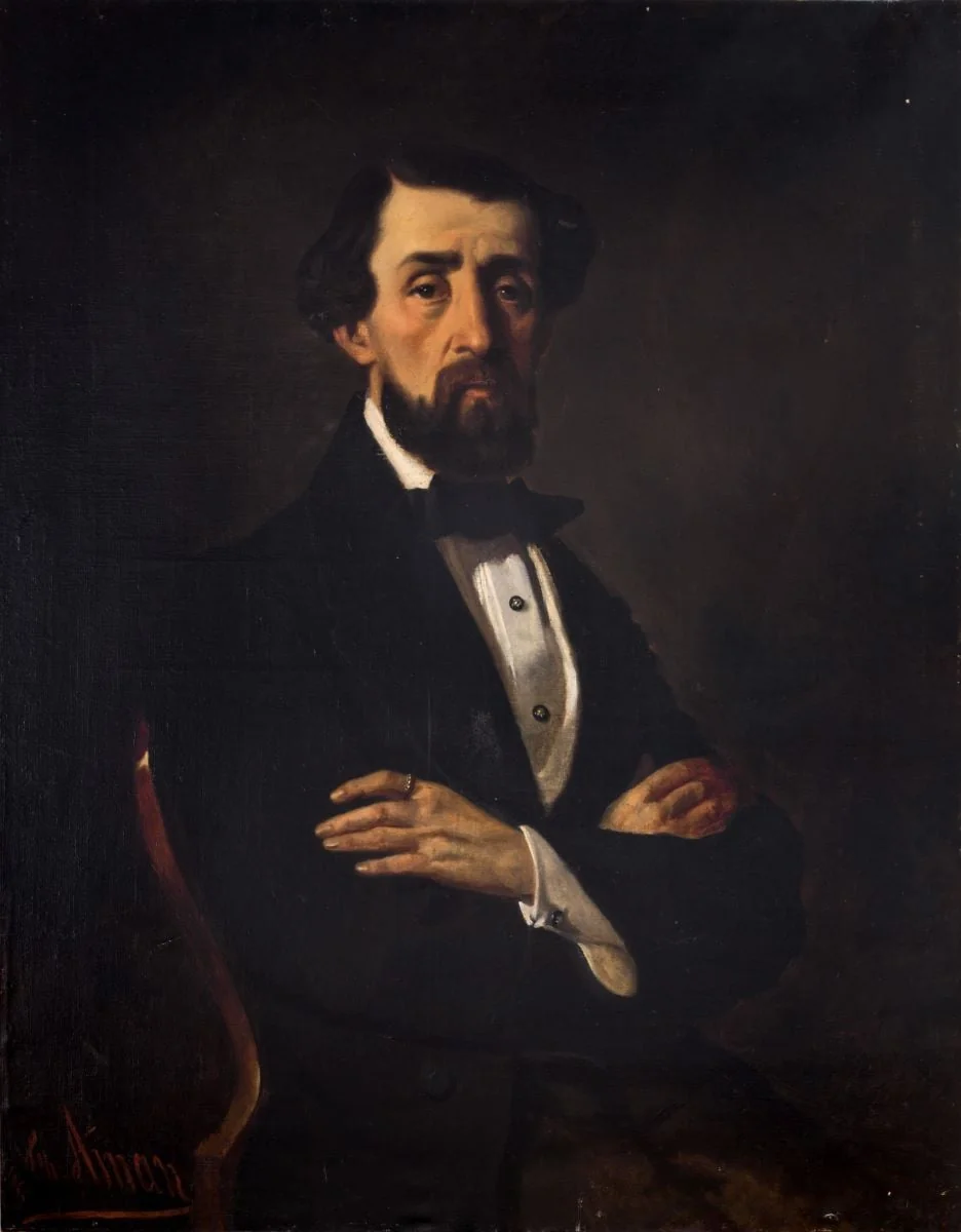 Portret de bărbat, by Theodor Aman, 1855