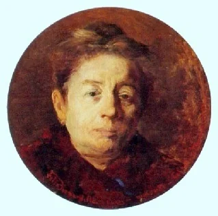 Portrait of Celestina Berdardelli, by Felix Bernardelli, oil, 1897
