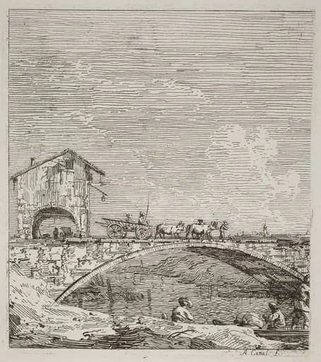 The Wagon Passing over a Bridge