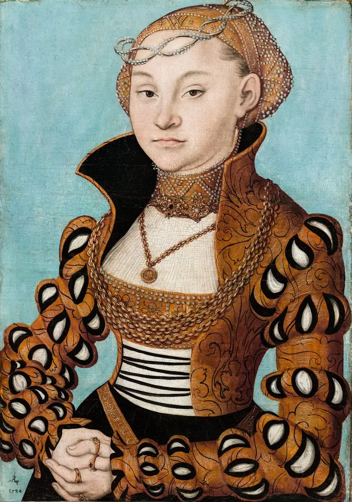 Portrait of an Aristocratic Saxon Lady