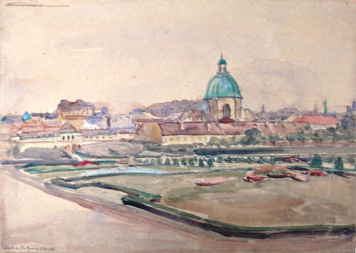 În vecinătățile Vienei, by Cecilia Cuțescu-Storck, unspecified, 1912
