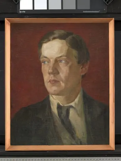 Portræt af den svenske maler Gustaf Wolmar