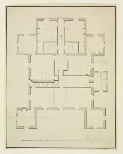 Plan of the Chamber floor, Combe Bank