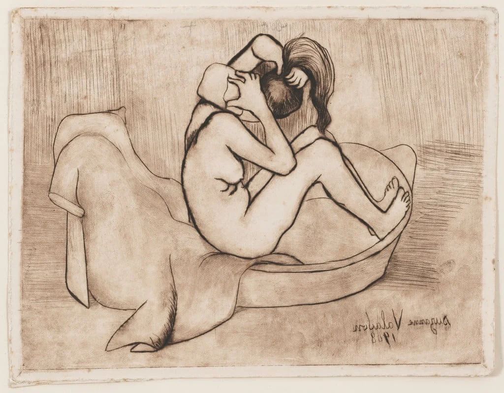 Untitled, by Suzanne Valadon, ink, 1908
