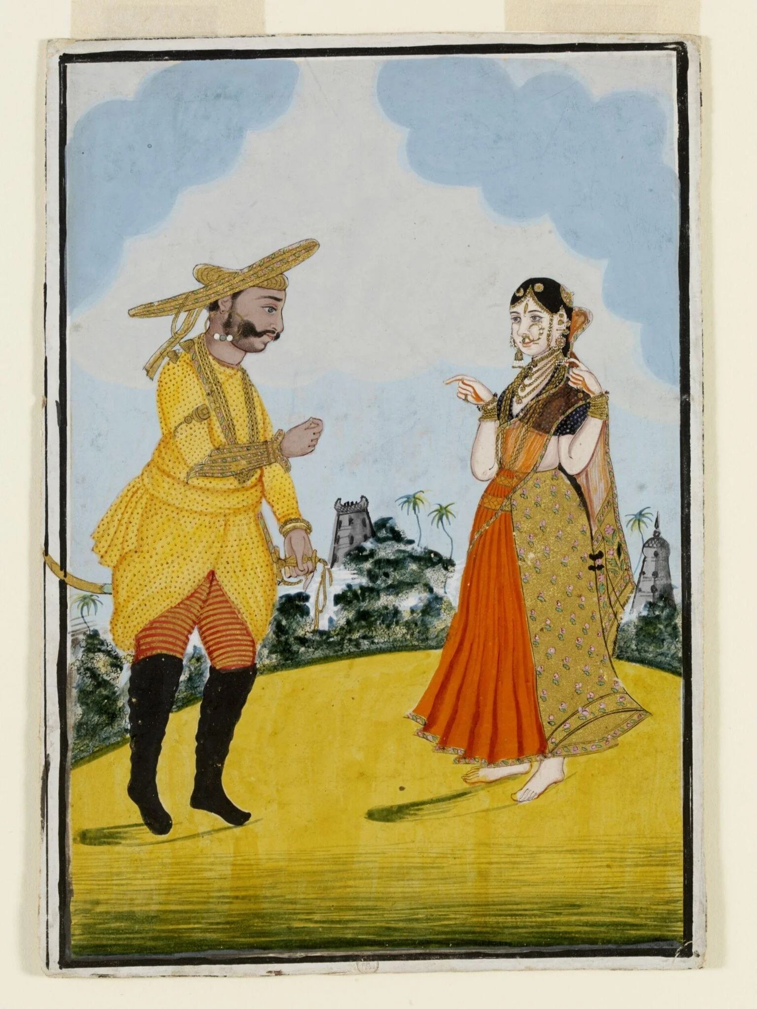 A Maratha couple