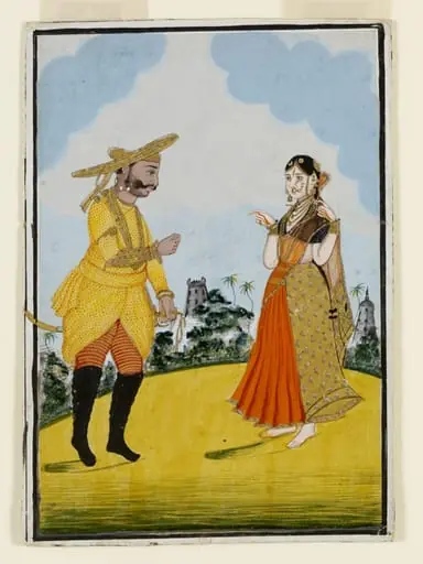 A Maratha couple