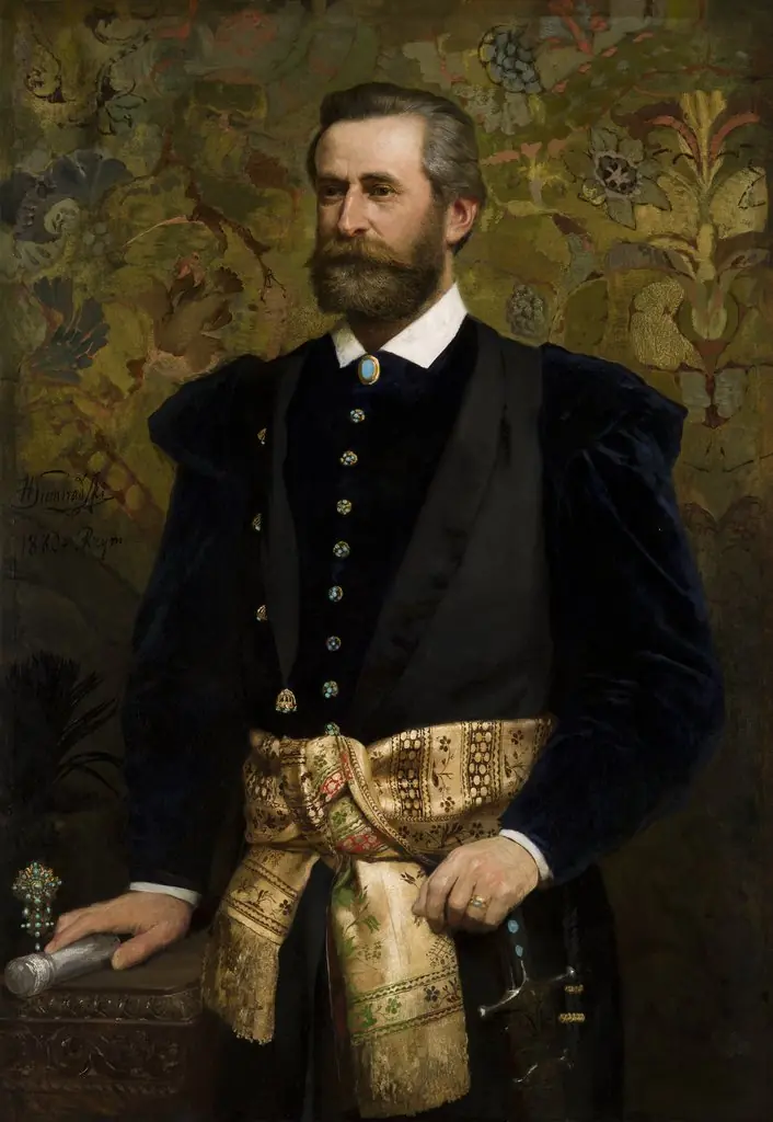 Portrait of Ludwik Wodzicki (1834–1894), Marhal of the Galician Seym