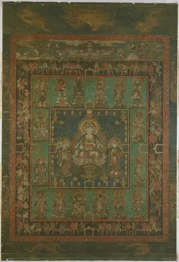 般若菩薩曼荼羅図|Mandala of the Bodhisattva Hannya (Prajnaparamita)