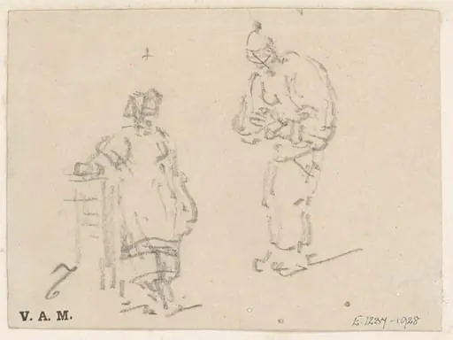Two Chinese figures