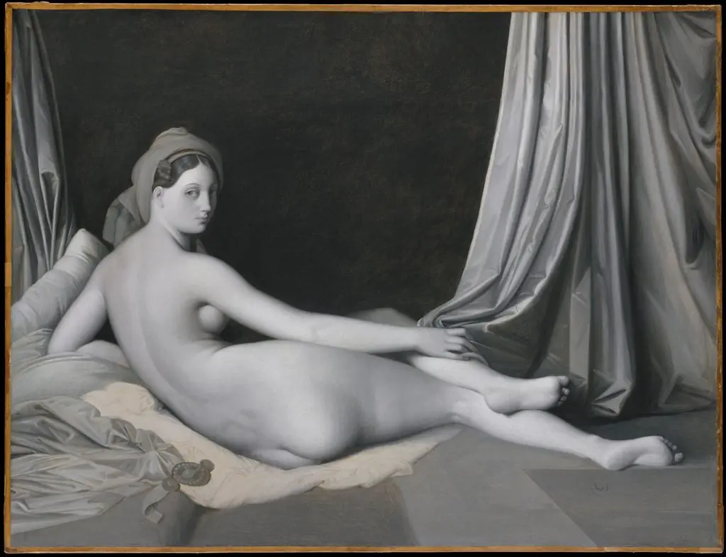 Odalisque in Grisaille