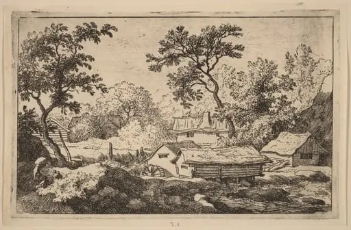 Mill below a Waterfall