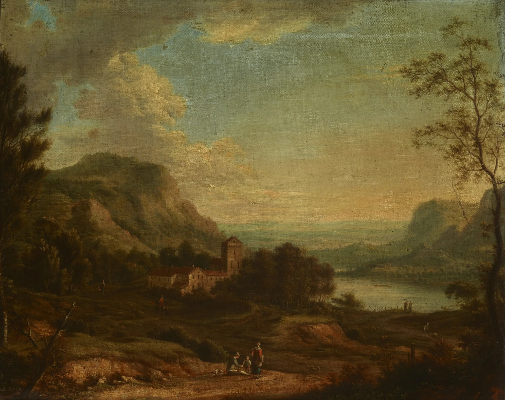 Landscape with a Genre Scene