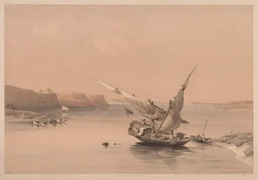 Egypt and Nubia:  Volume II - No. 6, Approach to the Fortress of Ibrim, Nubia