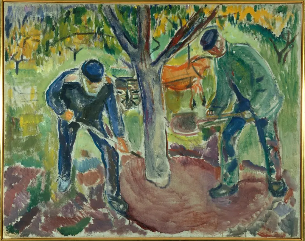 Workers in the Garden