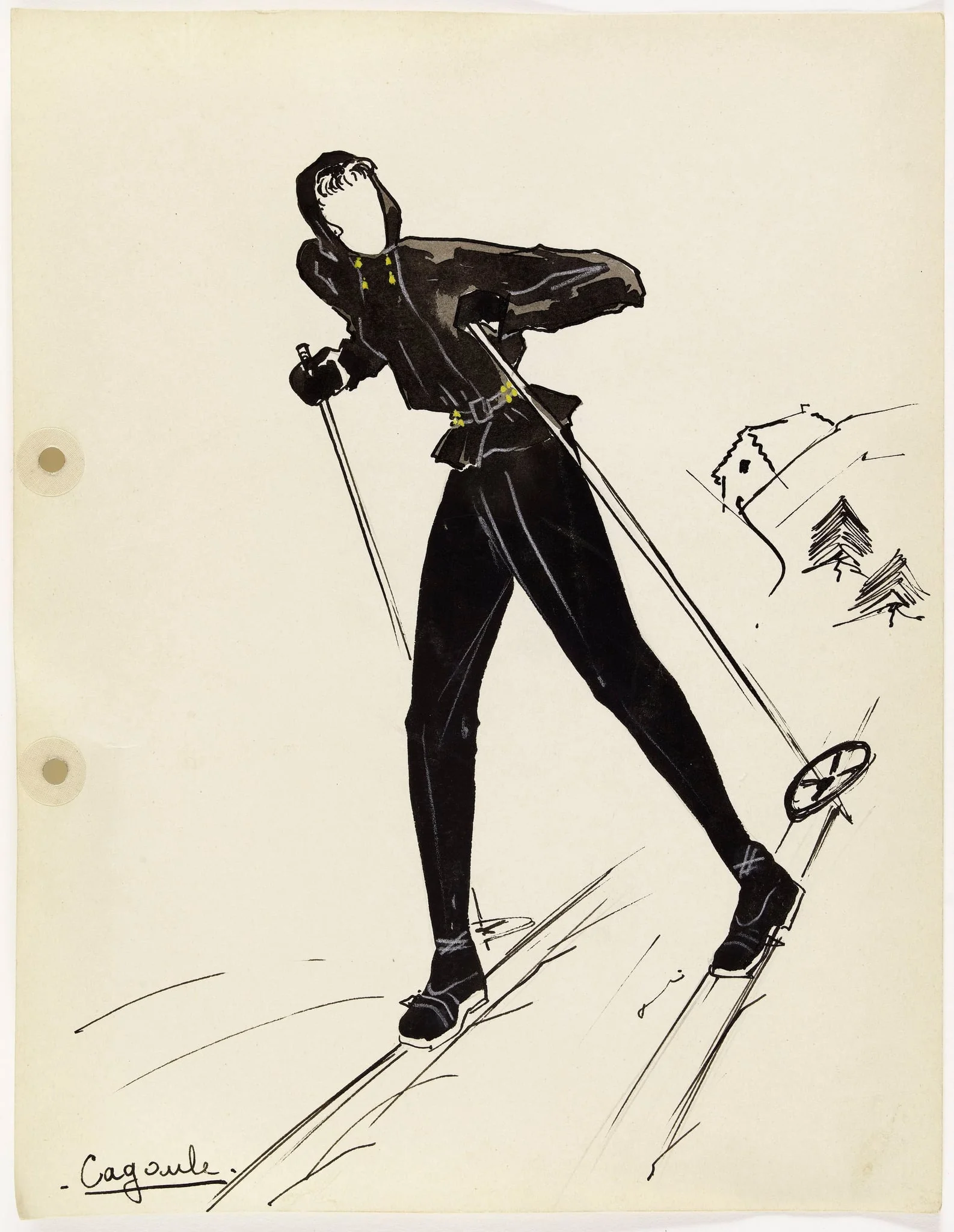 'Cagoule', by Marie-Louise Carven, 1949