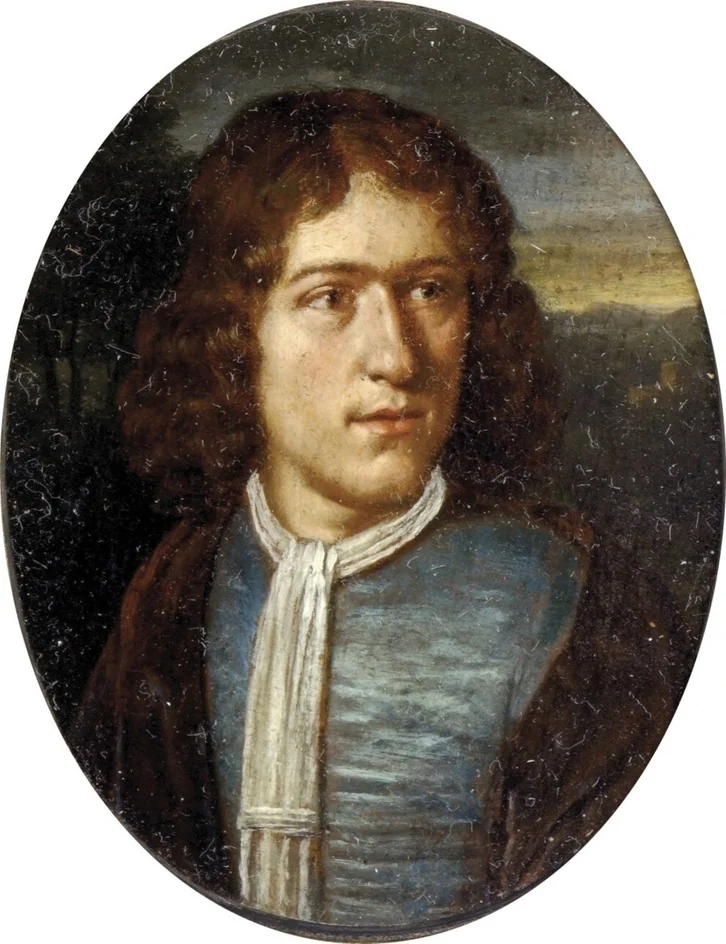 Portrait of a young Man, by Carel de Moor, oil, 1705