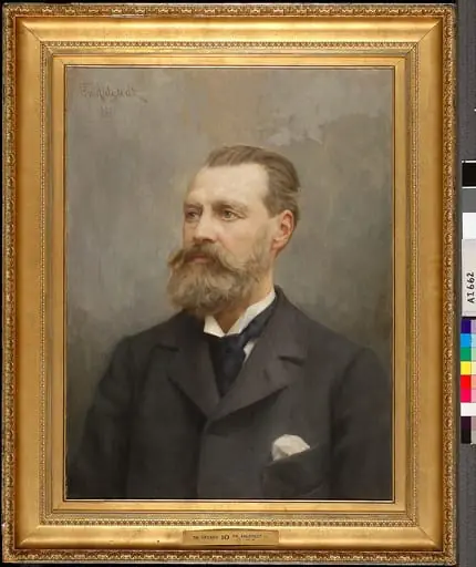 Arkkitehti Theodor Deckerin muotokuva