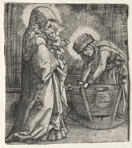 The Virgin with the Child and St. Anne at the Cradle