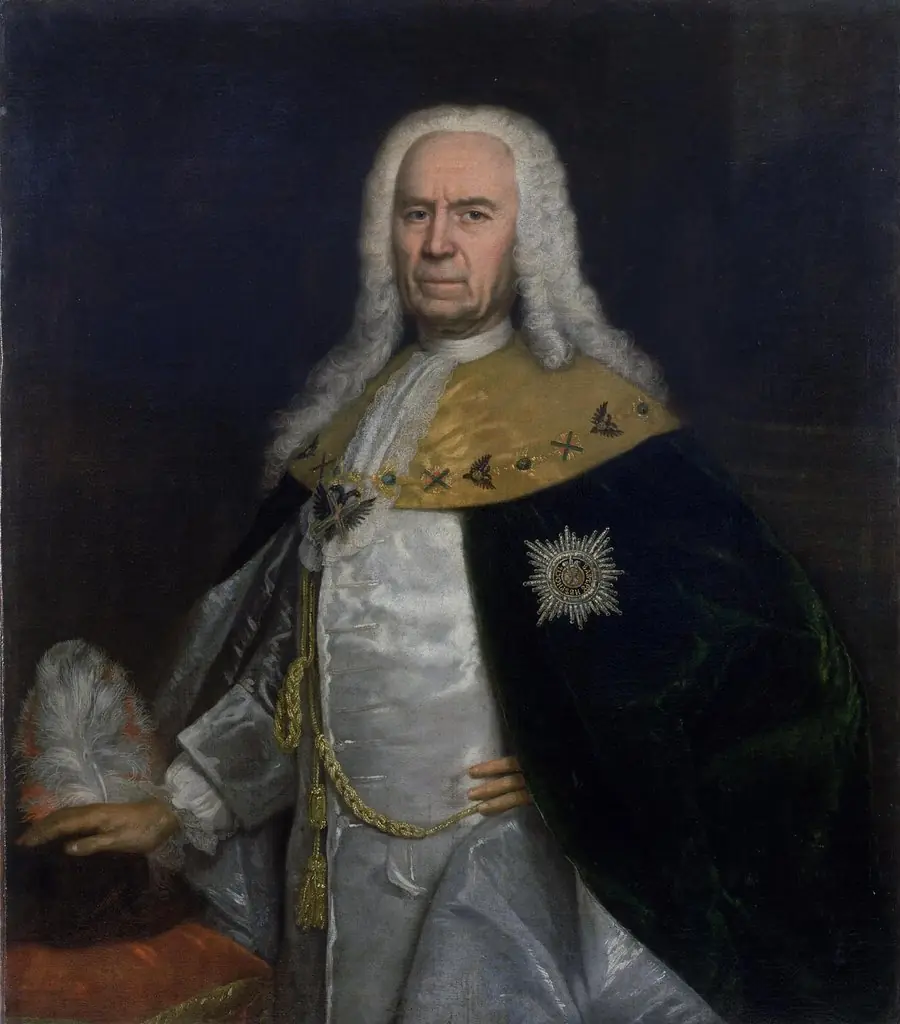 Portrait of A.Ushakov, the Head of the Secret Chancellery