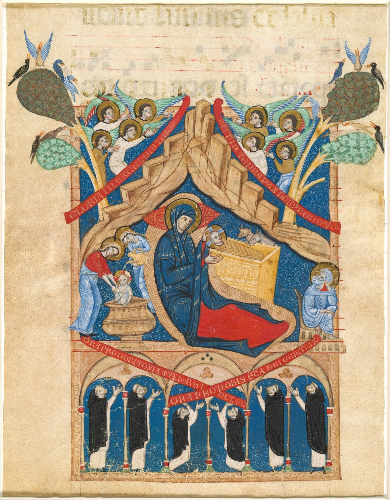 The Nativity with Six Dominican Monks