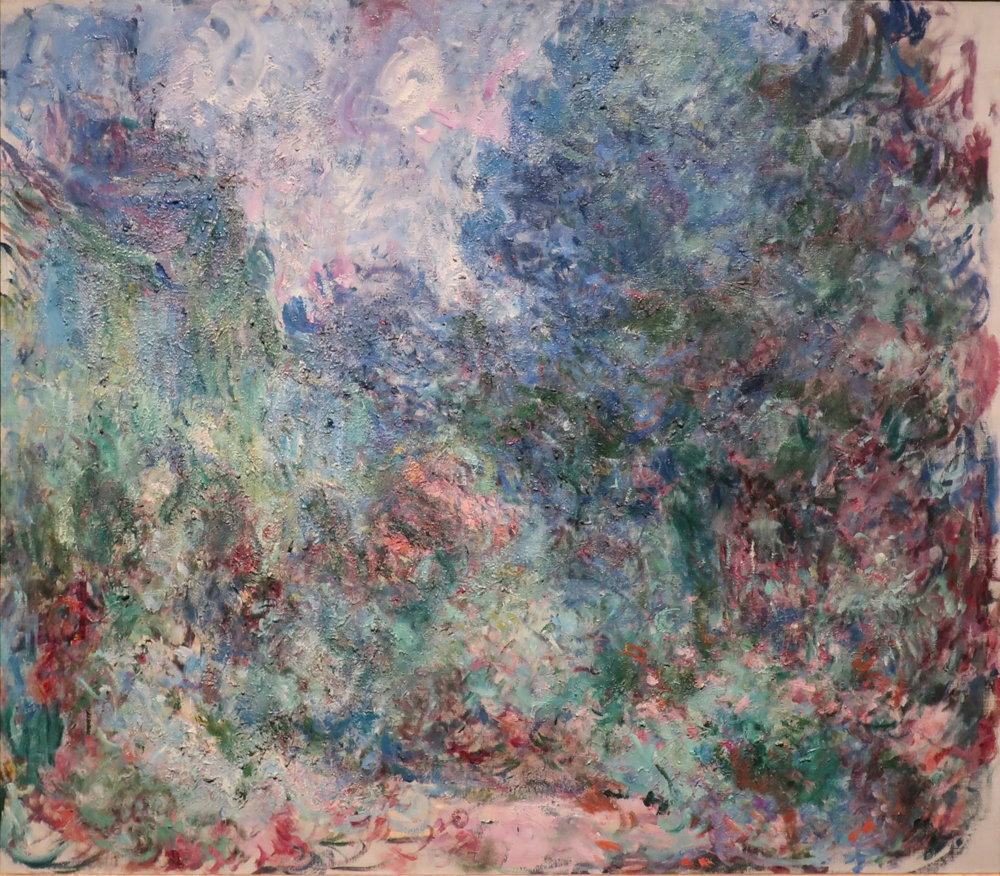 The house from the rose garden, by Claude Monet, oil, 1923