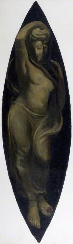 Standing Female Figure (decorative panel)