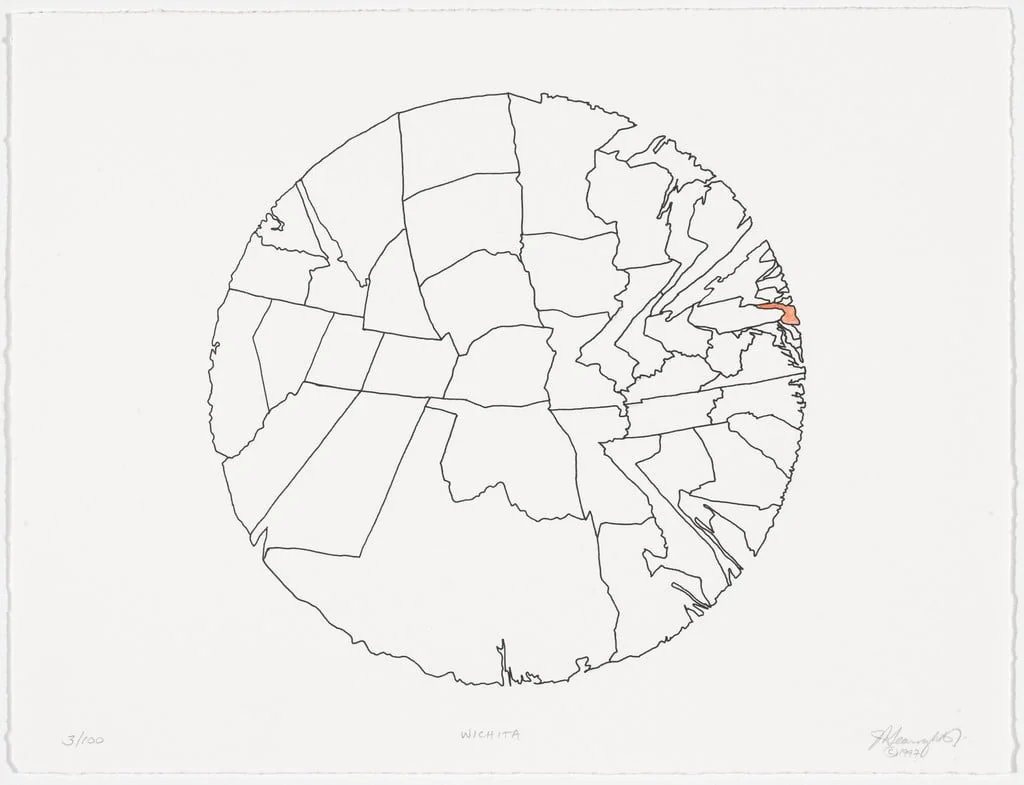 Untitled, by James Seawright, ink, 1997