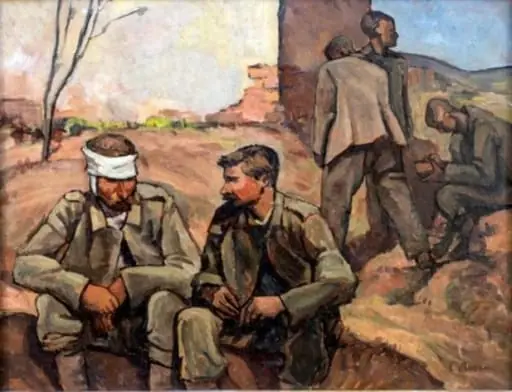 Ostași români pe front, 1917