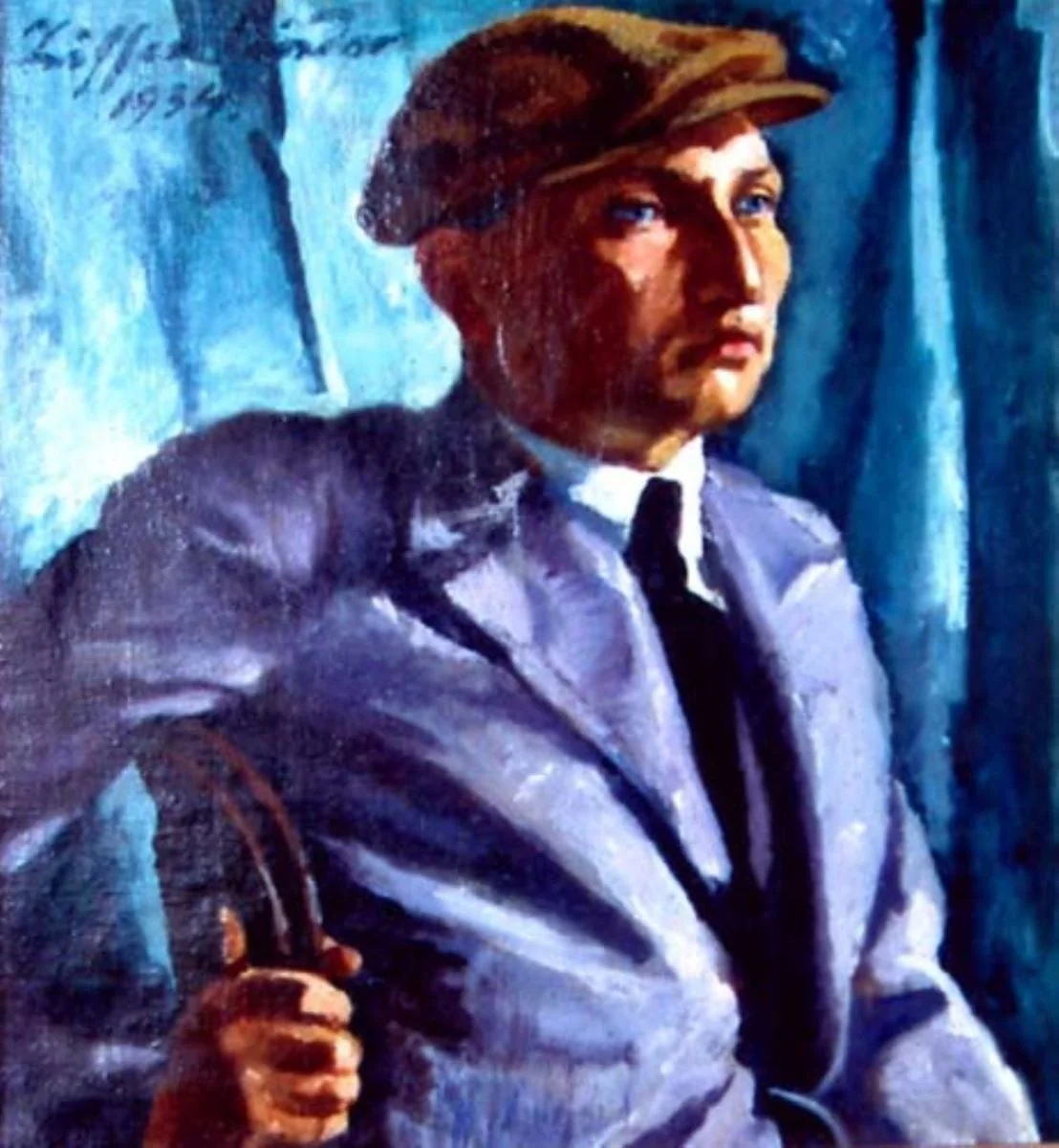 Portret de bărbat, by Sándor Ziffer, unspecified, 1949