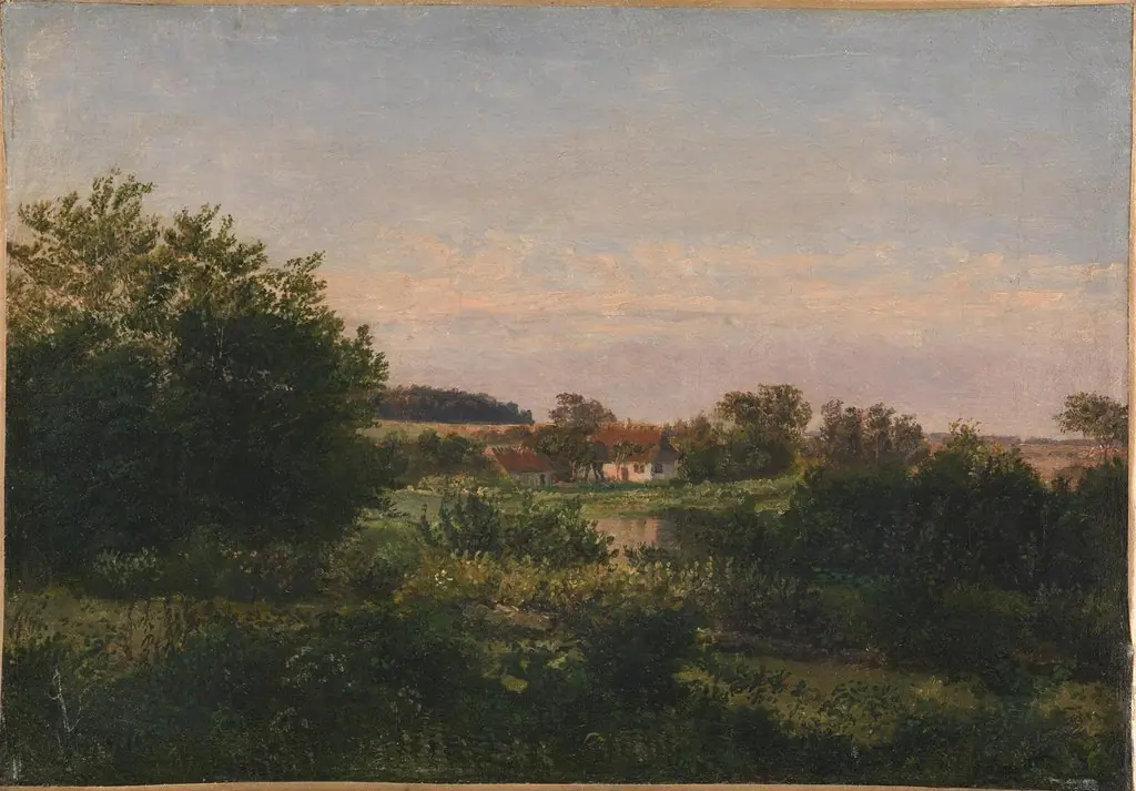 Landscape with a Cottage beside a Pond