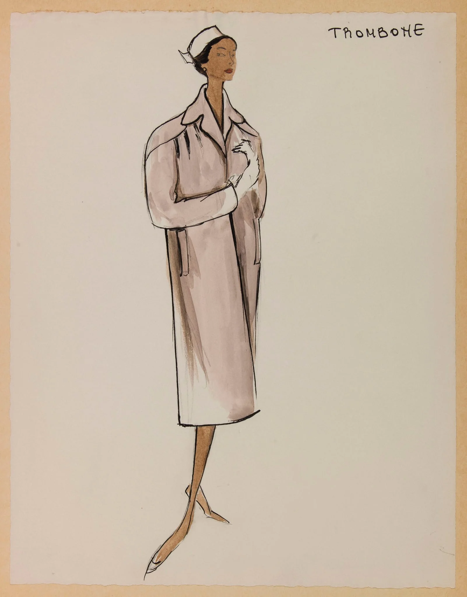 Trombone, by Carven, 1956